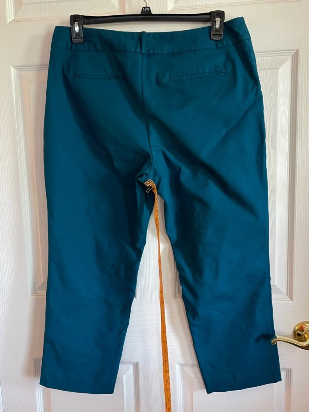 Worthington Teal Curvy Fit Capris - Picture 6 of 11